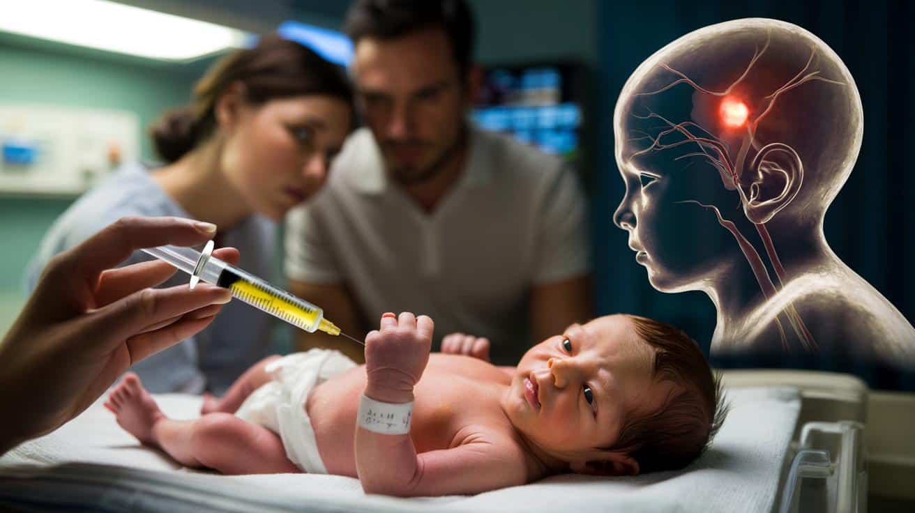 Rodzice odmawiają zastrzyku po porodzie. Ryzyko krwotoku w mózgu rośnie 81 razy