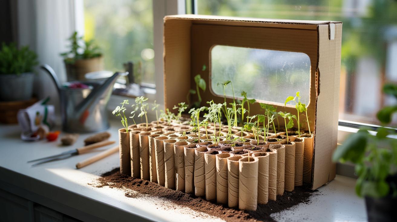 Rolki po papierze toaletowym zamiast doniczek: trik ogrodnika hitem na TikToku