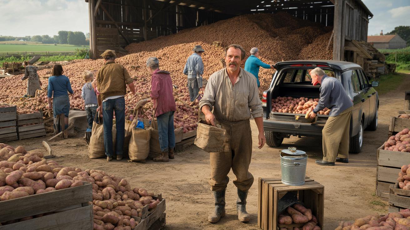 Rolnik z Pas-de-Calais rozdaje 90 ton ziemniaków zamiast je zmarnować