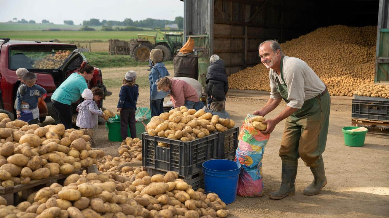 Rolnik rozdaje 90 ton ziemniaków za darmo. Tak walczy z marnowaniem żywności