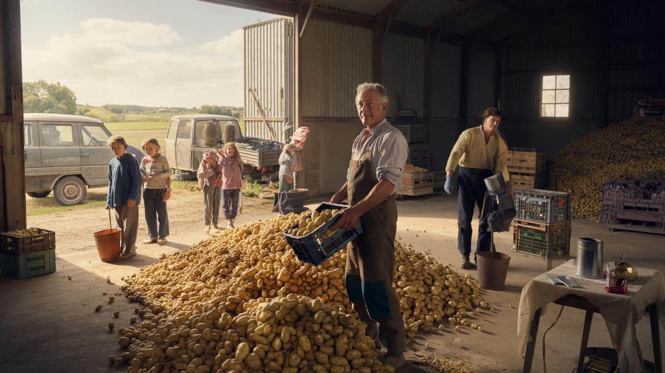 Rolnik rozdaje 90 ton ziemniaków zamiast je zmarnować