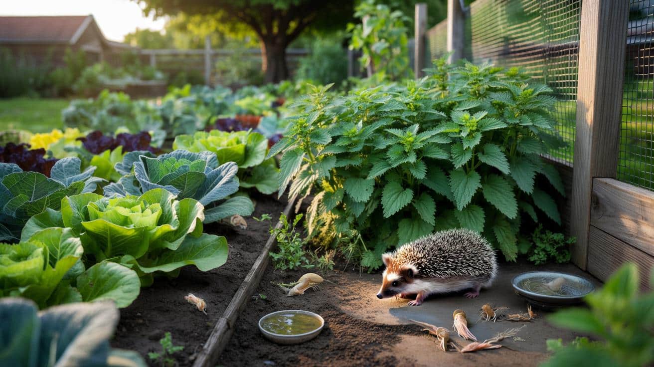 Ta roślina uznawana za chwast przyciąga jeże i skutecznie chroni warzywnik przed ślimakami