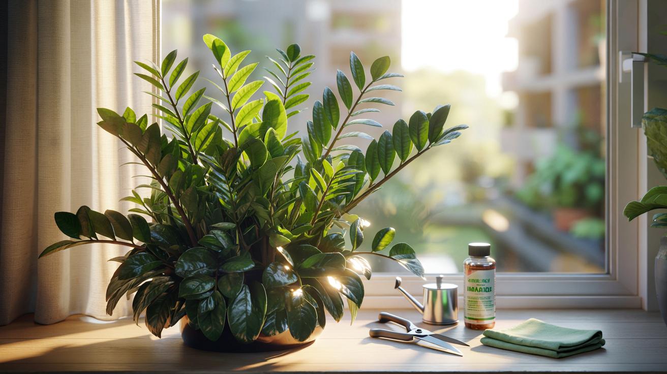 Roślina ZZ przed startem sezonu: 6 kroków do gęstych, lśniących liści