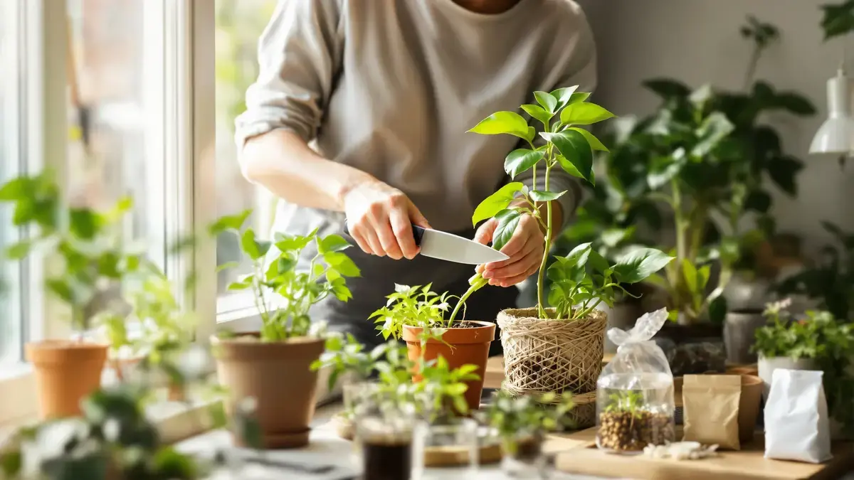 Rośliny zielone doniczkowe prosta metoda na udane sadzonki