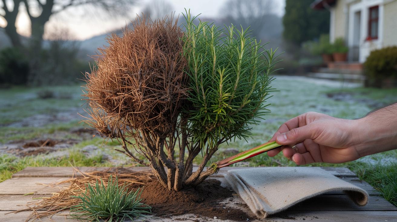 Rozmaryn brązowieje po zimie? Jeden prosty trik uratuje krzew