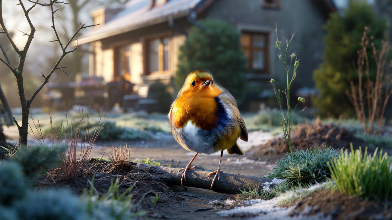 Rudzik w ogrodzie to nie przypadek. Co naprawdę oznacza jego obecność?