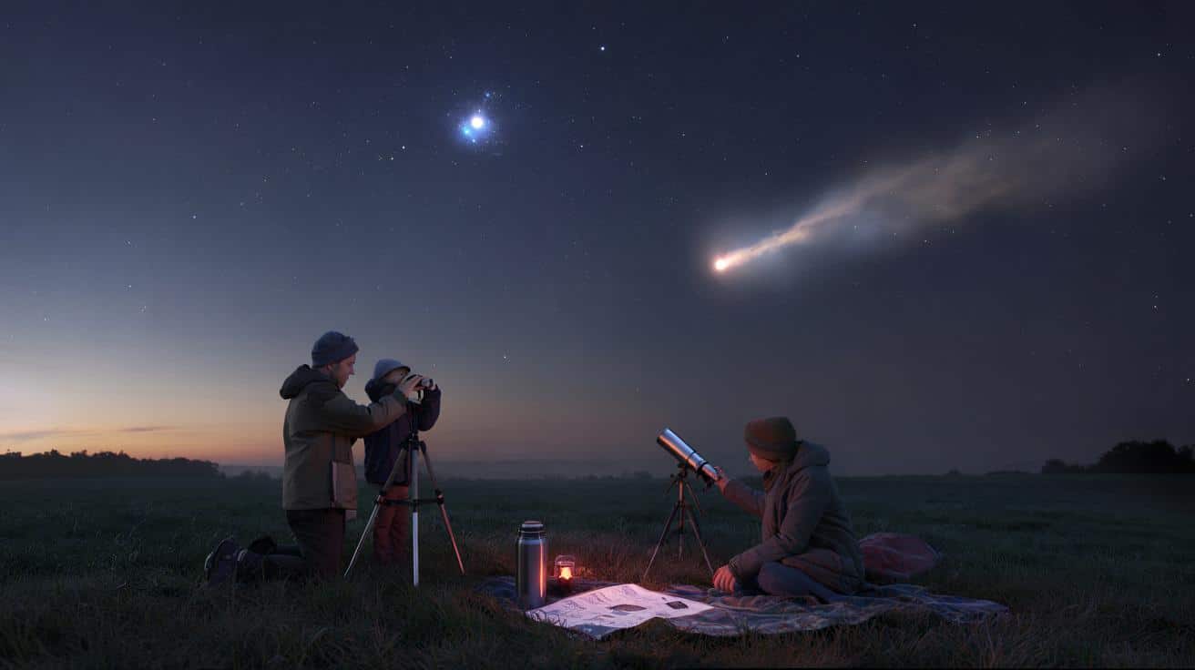 Rzadki gość z obrzeży Układu Słonecznego mija Ziemię. Jak zobaczyć kometę?