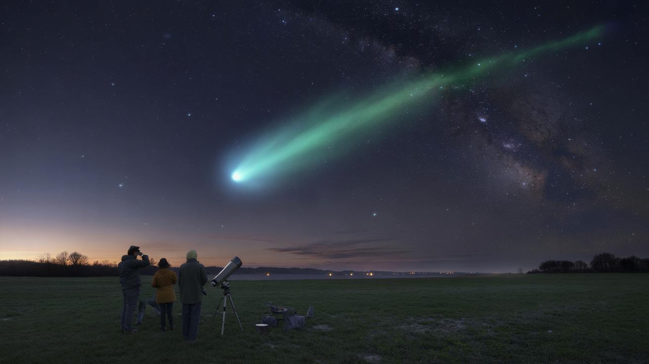 Rzadki gość z krańców kosmosu: nowa kometa mija Ziemię w marcu