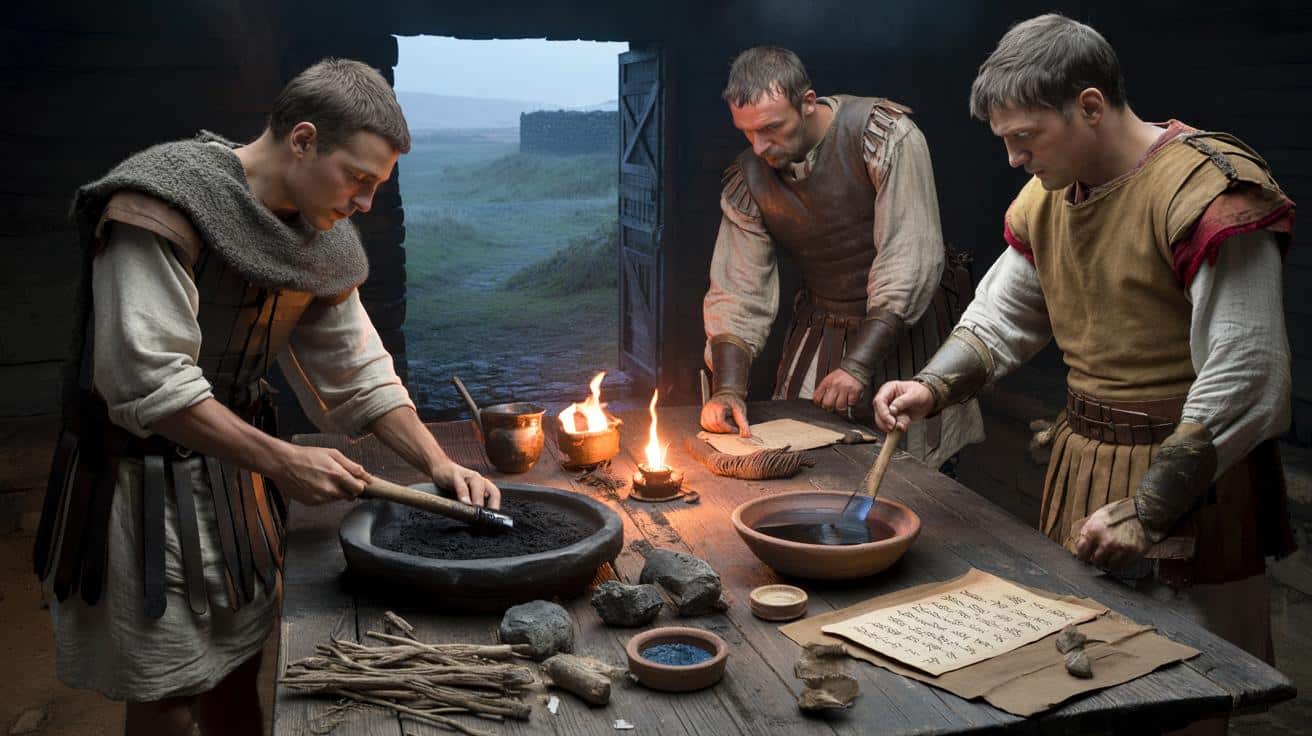 Jak rzymscy żołnierze na końcu imperium sami robili atrament