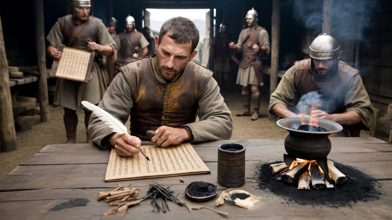 Rzymscy żołnierze na dalekiej granicy sami produkowali atrament