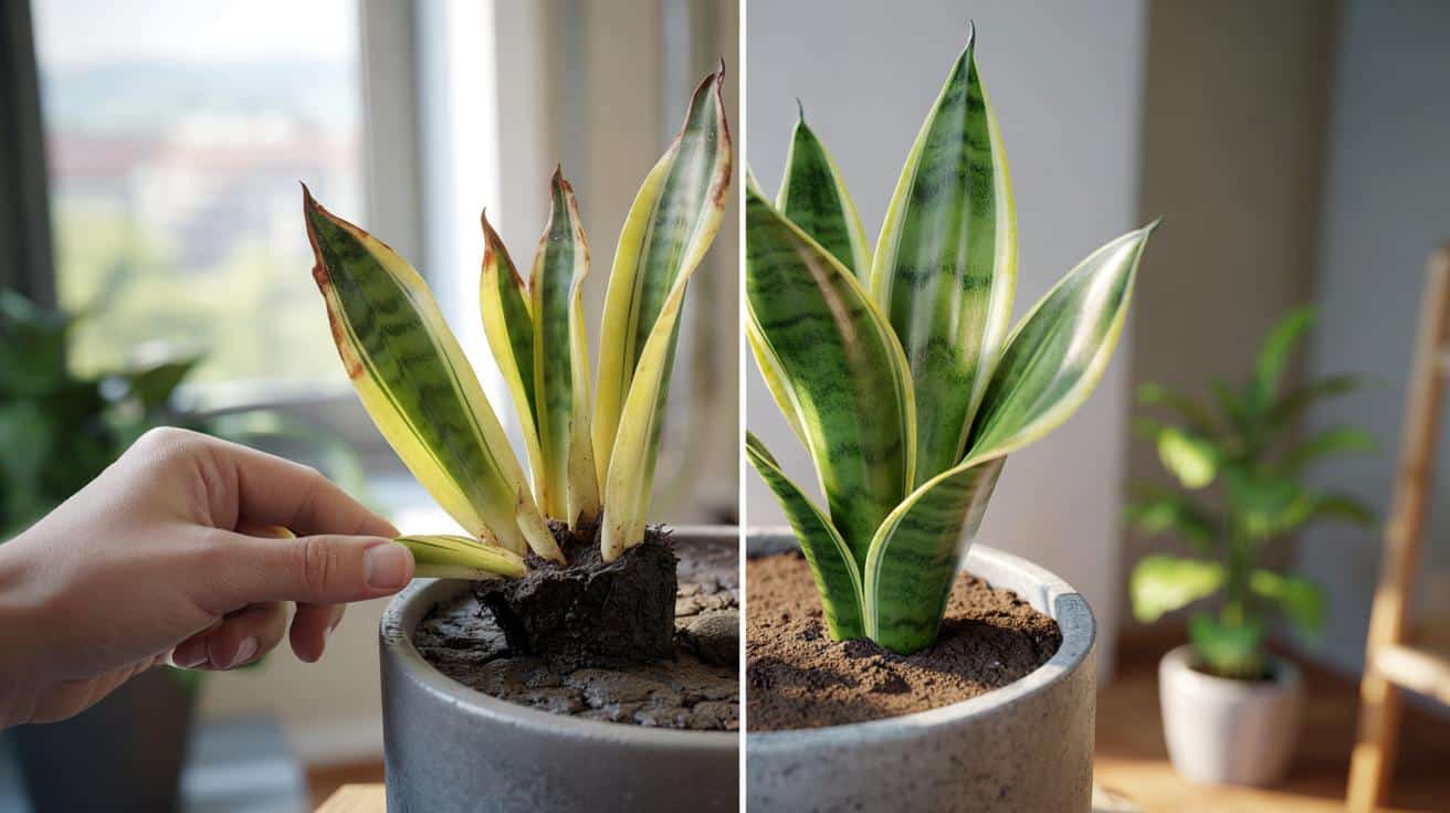Sansewieria marnieje? Sprawdź, czy twoja wężownica właśnie umiera
