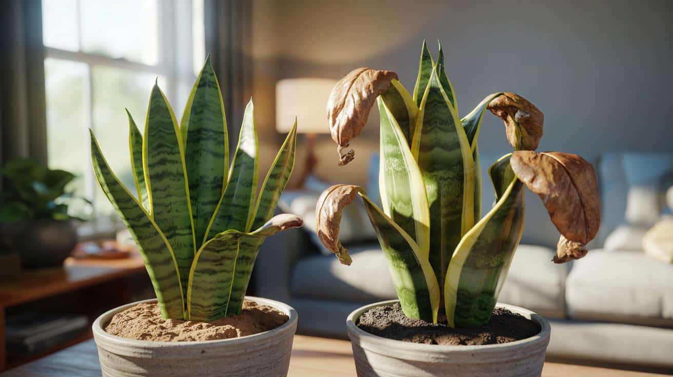 Sansewieria marnieje? Oto 7 sygnałów, że twoja roślina umiera