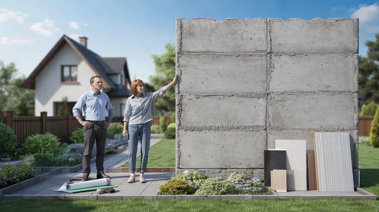 Sąsiad postawił mur przy ogrodzie i nie chce go wykończyć. Co możesz zrobić?