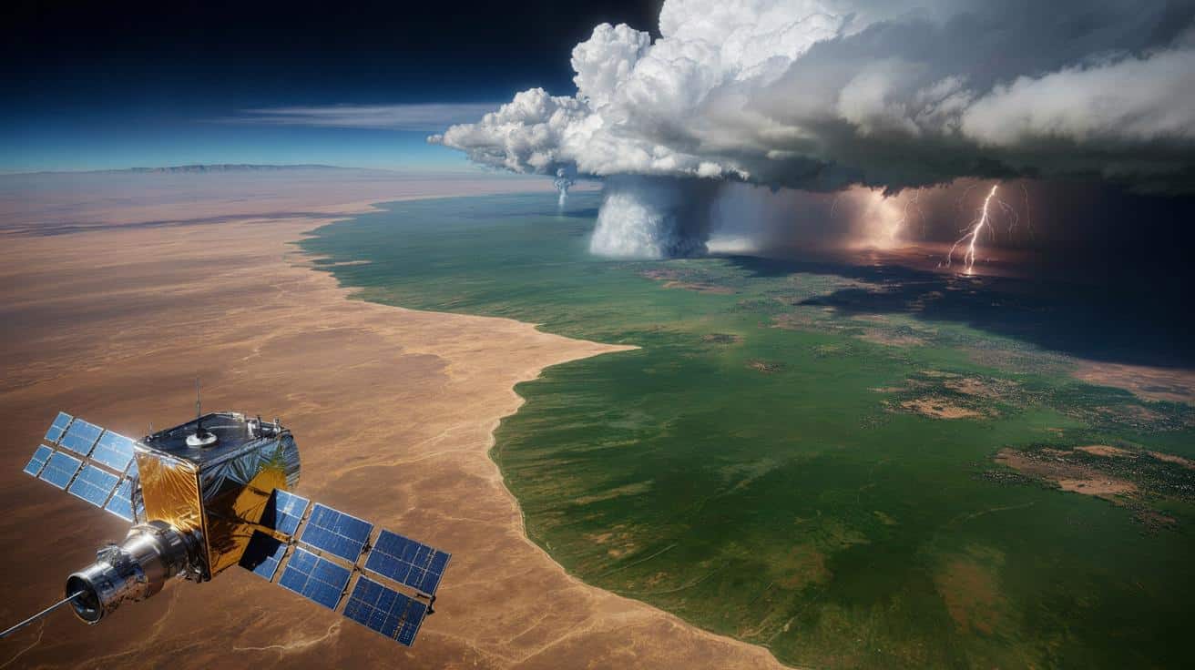 Satellity zaglądają w ziemię i wskazują, gdzie uderzą gwałtowne burze