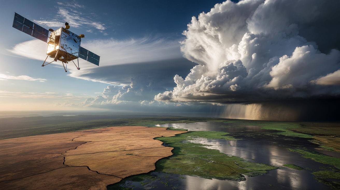 Satellity uczą się przewidywać wichury: wilgotna ziemia zdradza burze z kilkudniowym wyprzedzeniem