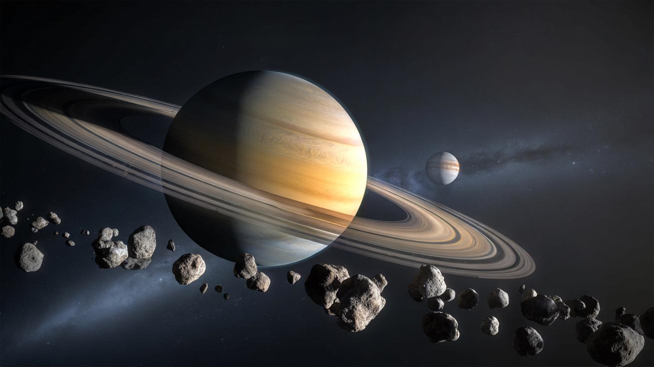 Saturn znów zaskakuje astronomów: 11 nowych księżyców i rekordowy wynik