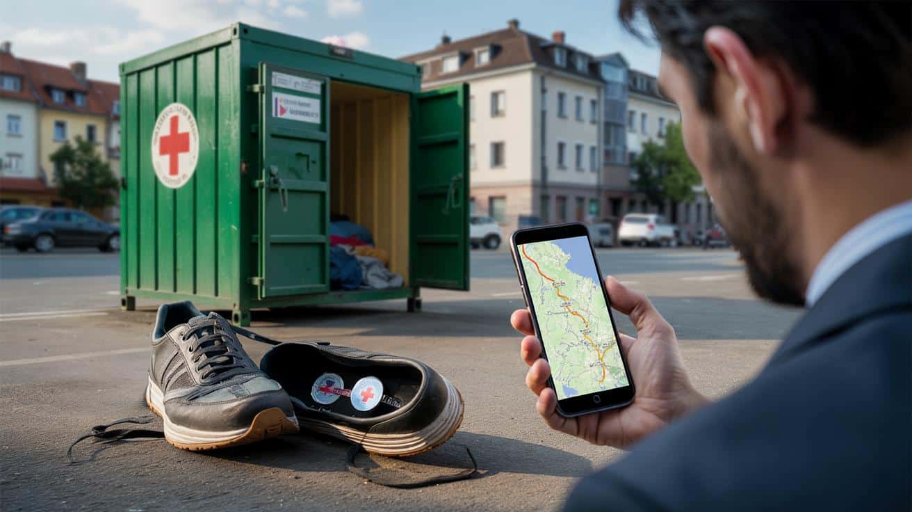 Schował AirTag w starych butach z kontenera. To, co zobaczył, zaskoczyło nawet jego