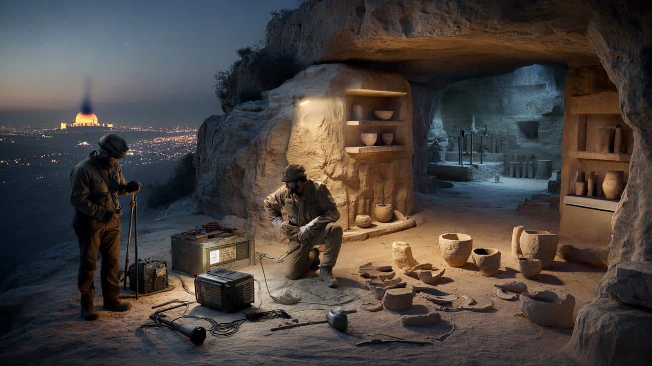 Ścigali handlarzy, a trafili na jaskinię zamkniętą od 2000 lat pod Jerozolimą