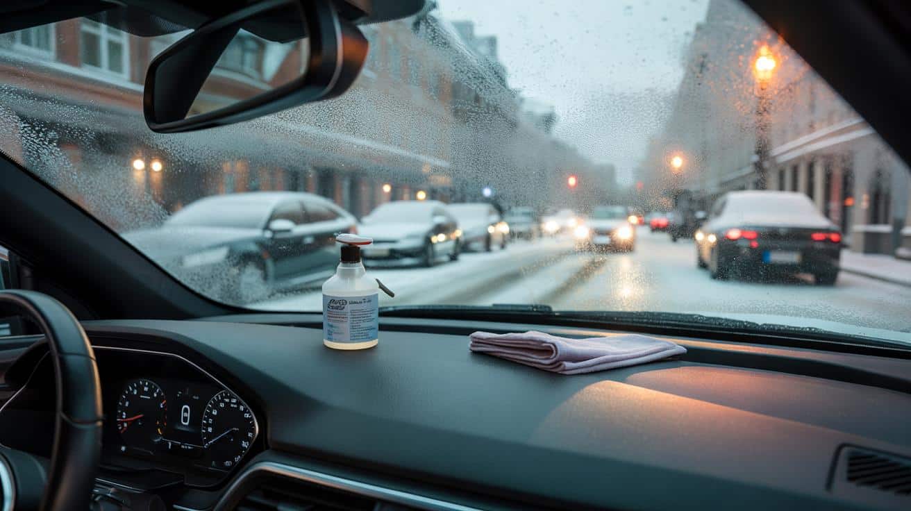 Sekret czystych szyb samochodowych od wewnątrz zimą