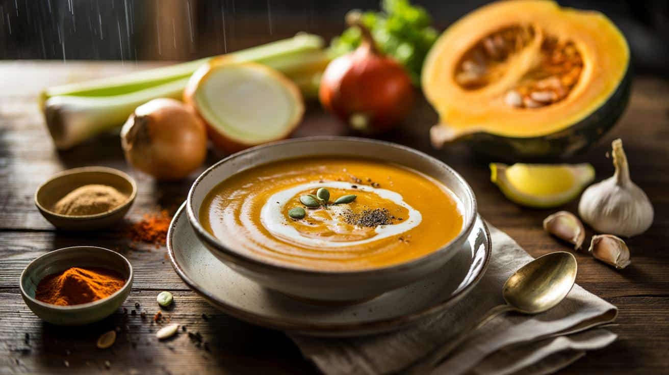 Sekret kremowej zupy dyniowej, która ma gładką konsystencję i nie jest za słodka