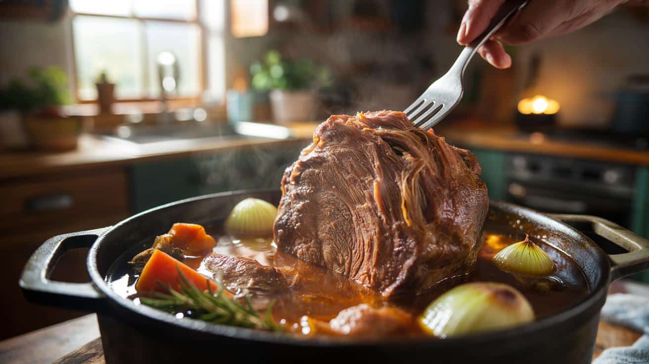 Sekret miękkiego i aromatycznego mięsa duszonego przez noc, które się samo kroi