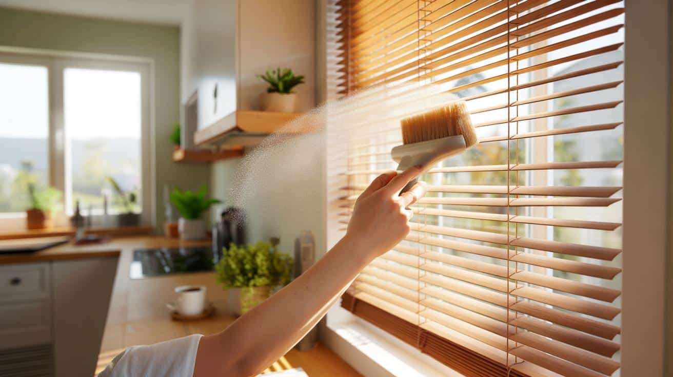 Sekret na czyste rolety bambusowe bez ich moczenia