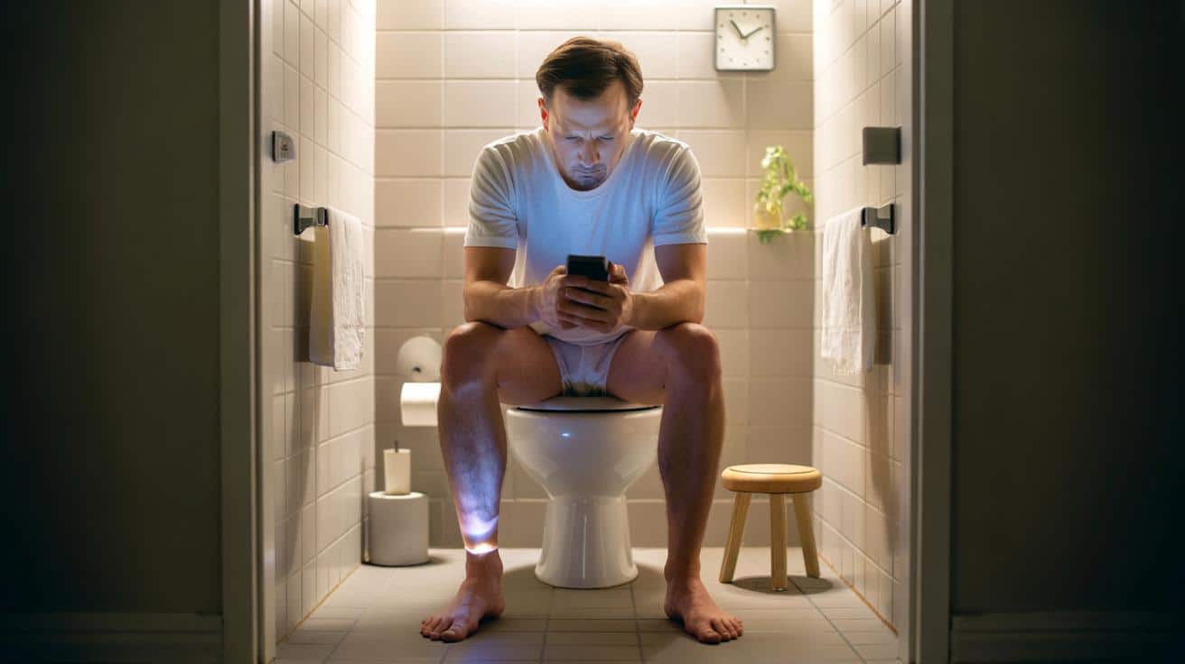 Siadasz na toalecie z telefonem na 10 minut? Twoje hemoroidy dziękują