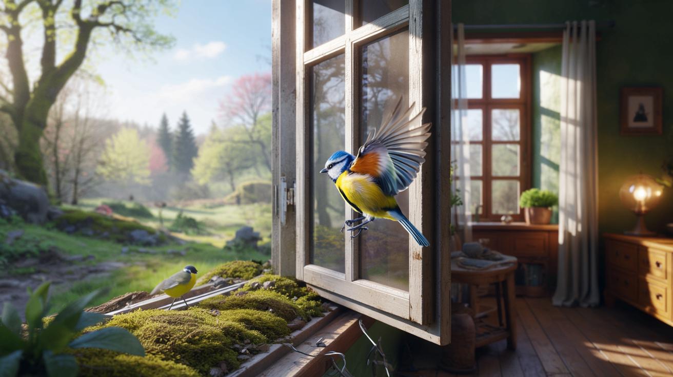 Gdy sikorka wpada do domu w marcu – co naprawdę zwiastuje?