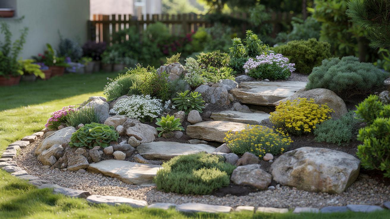 Skalniak w ogrodzie: rośliny, układ kamieni i pierwsze kroki