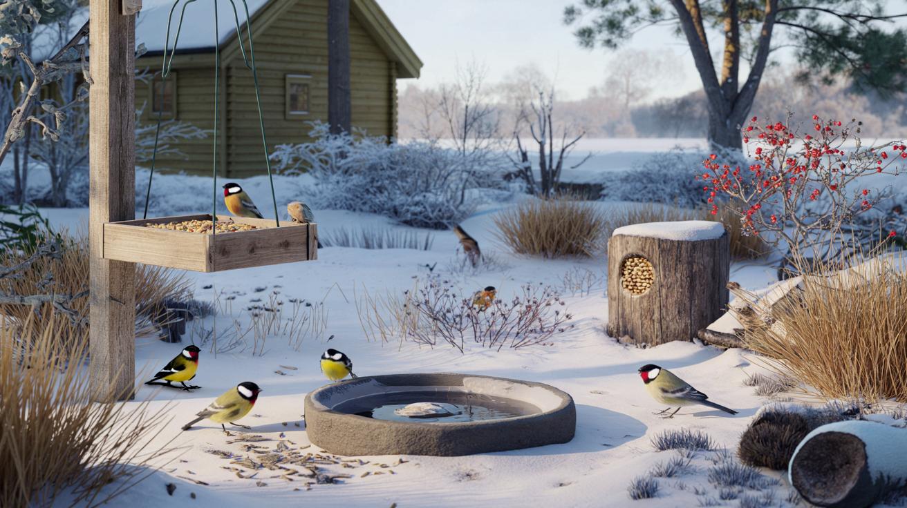 Skandynawski trik na dokarmianie ptaków: pomoc bez uzależniania