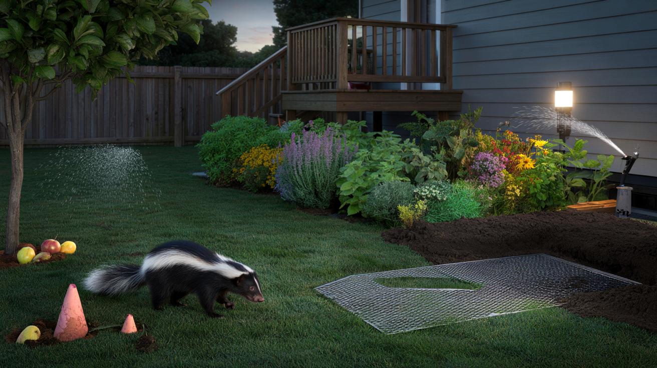 Skunks na podwórku? Skuteczne sposoby, by pozbyć się uciążliwych „śmierdziuszków”
