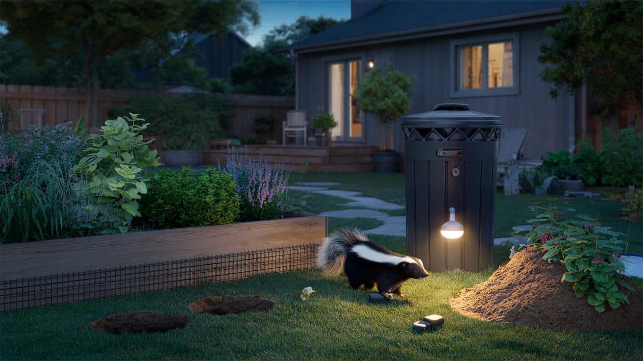 Skunks na podwórku? Skuteczne i humanitarne sposoby, by się ich pozbyć