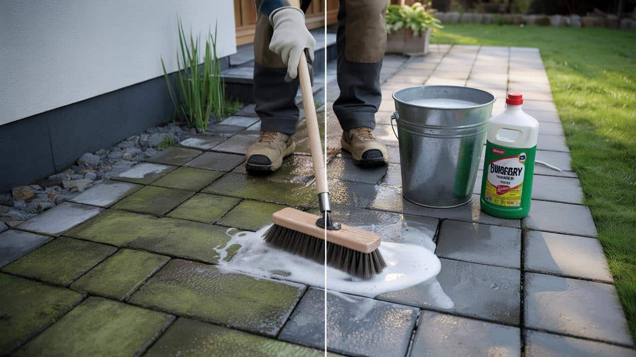 Śliska kostka po zimie? Wyrzuć ocet, sięgnij po płyn do naczyń