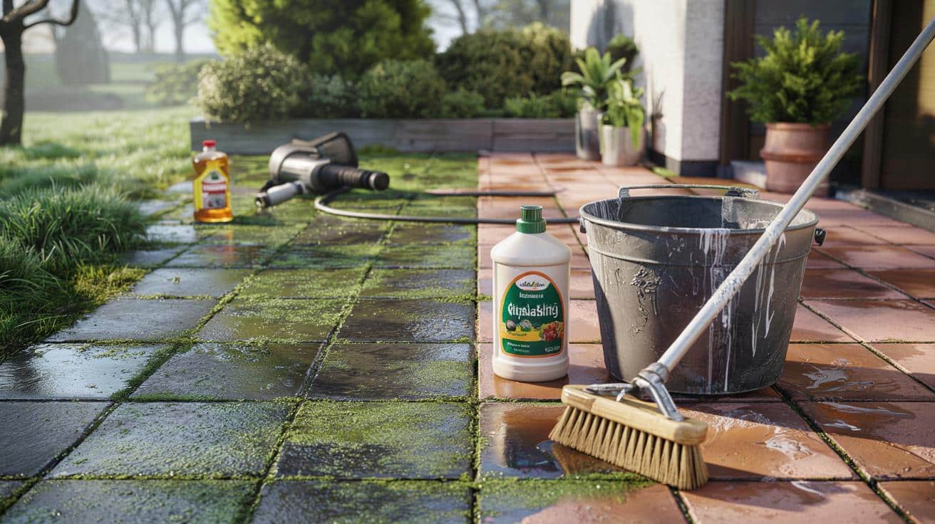 Śliska, zielona terasa po zimie? Specjaliści mówią wprost: odstaw ocet, sięgnij po ten tani klasyk z kuchni