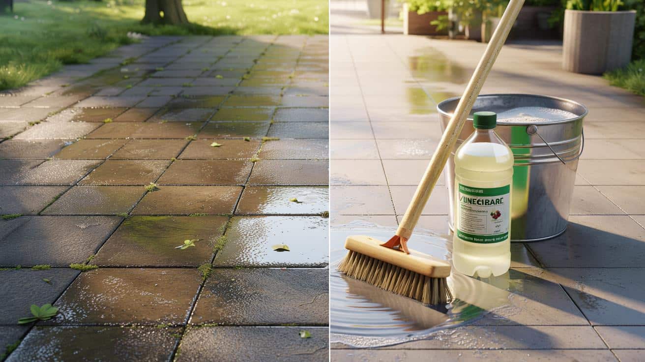 Śliska, zielona terasa po zimie? Ten kuchenny hit za grosze robi ją na błysk w godzinę