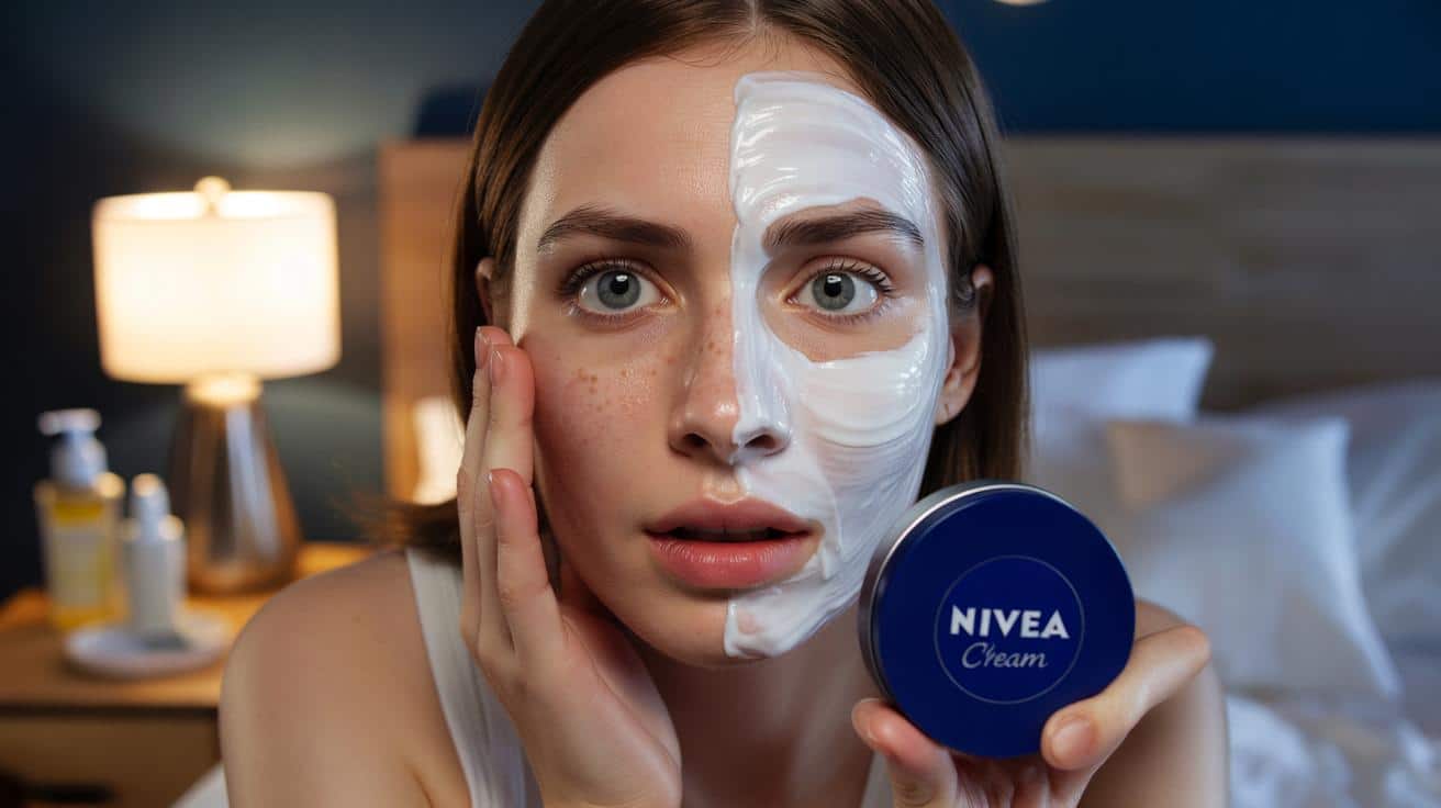 Smarnęłam klasyczną Niveę na pół twarzy na noc. Po tygodniu byłam w szoku