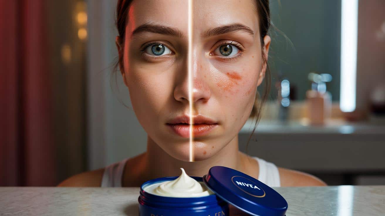 Smarnęłam krem Nivea tylko na pół twarzy. Po tygodniu byłam w szoku