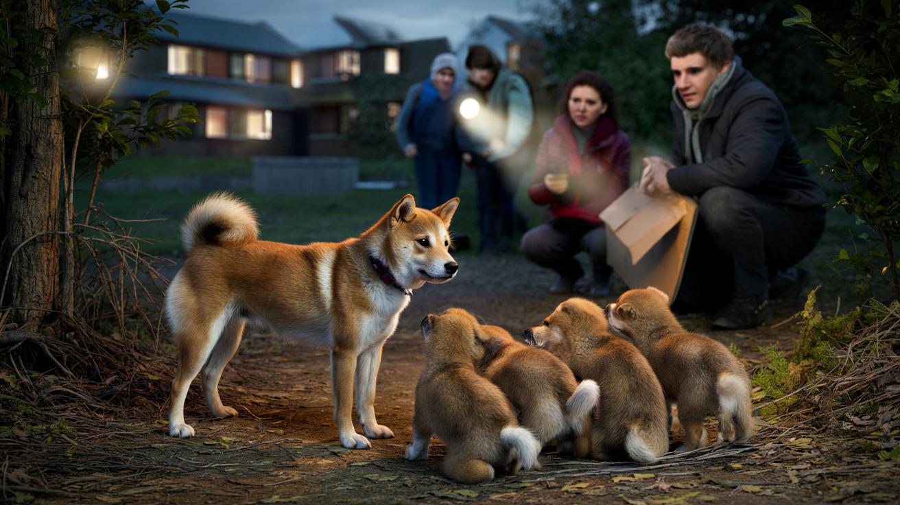 Spacer po osiedlu zamienił się w akcję ratunkową: sąsiedzi śledzili bezpańską suczkę i przeżyli szok