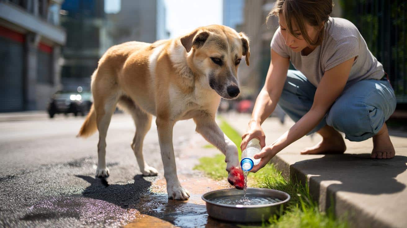 Spalone łapki psa? Sprawdź, co zrobić w pierwszych minutach