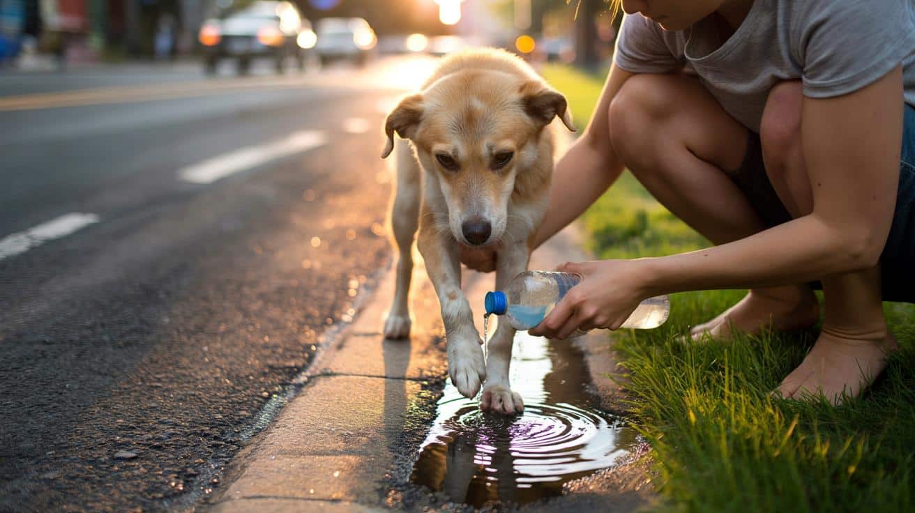Spalone łapki u psa po spacerze? Co zrobić od razu krok po kroku