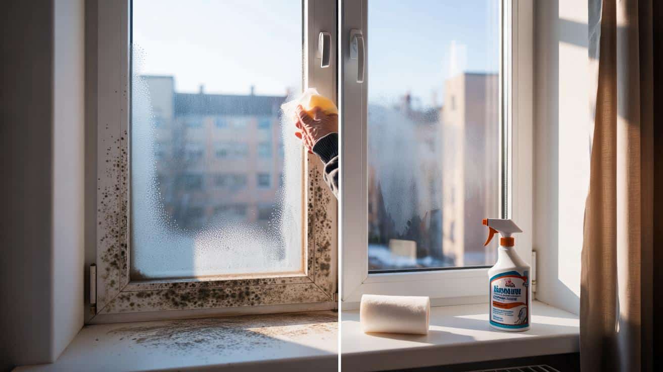 Sposób na pleśń w futrynach okiennych bez malowania na nowo