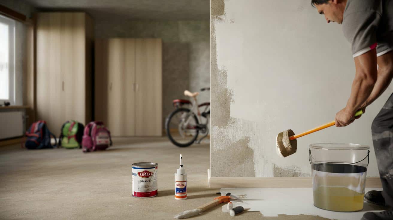 Sposób na to żeby farba na ścianach nie odpryskiwała przez 10 lat którego nie podaje żaden producent farb a który stosują malarze budowlani robiący mieszkania pod wynajem