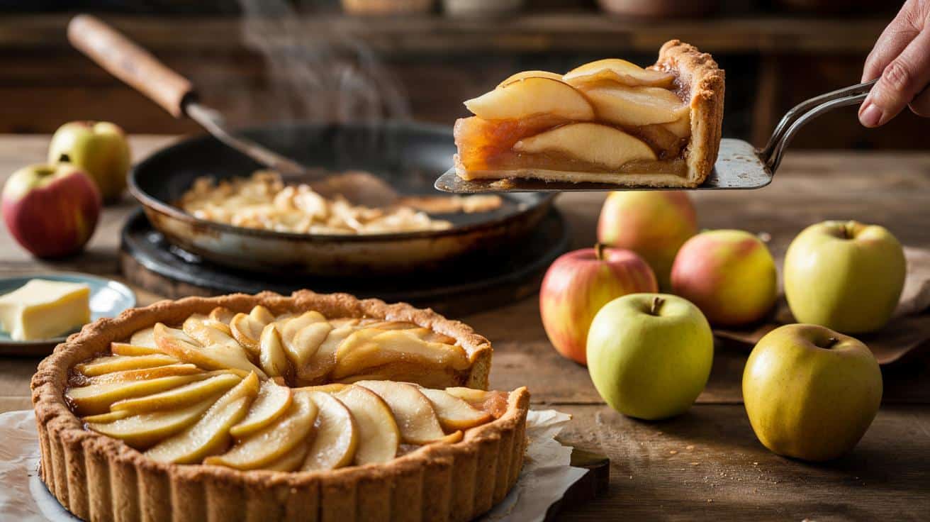 Sposób na to żeby jabłka w szarlotce były miękkie ale nie rozgotowane który stosują cukiernie i który polega na odmianie jabłek i jednej czynności z nadzieniem przed nałożeniem na ciasto a nie na temperaturze pieczenia