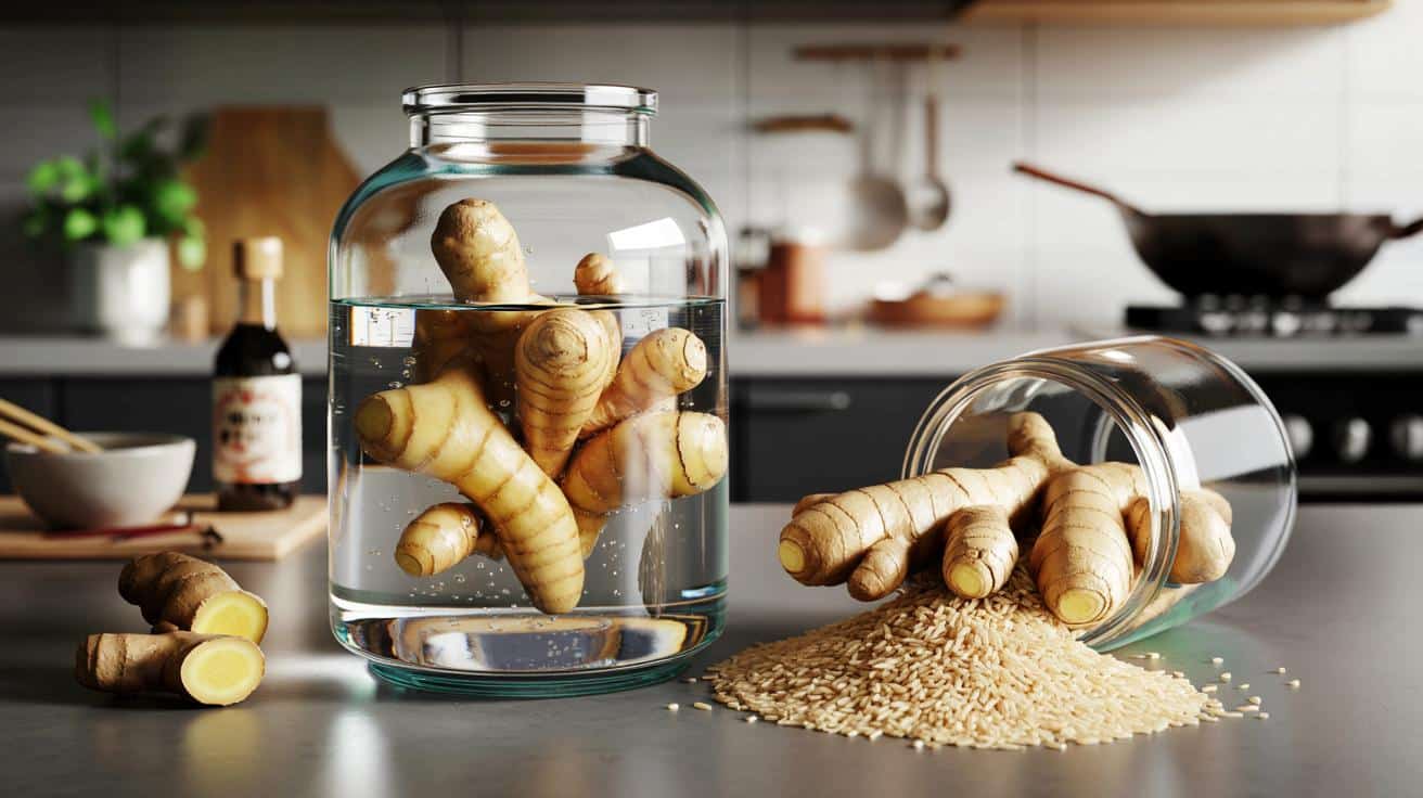 Sposób na to żeby korzeń imbiru kupiony w sklepie zachował świeżość przez 3 miesiące bez suszenia i bez zamrażania który stosują kucharze azjatyccy i który polega na sposobie przechowywania w jednym naczyniu