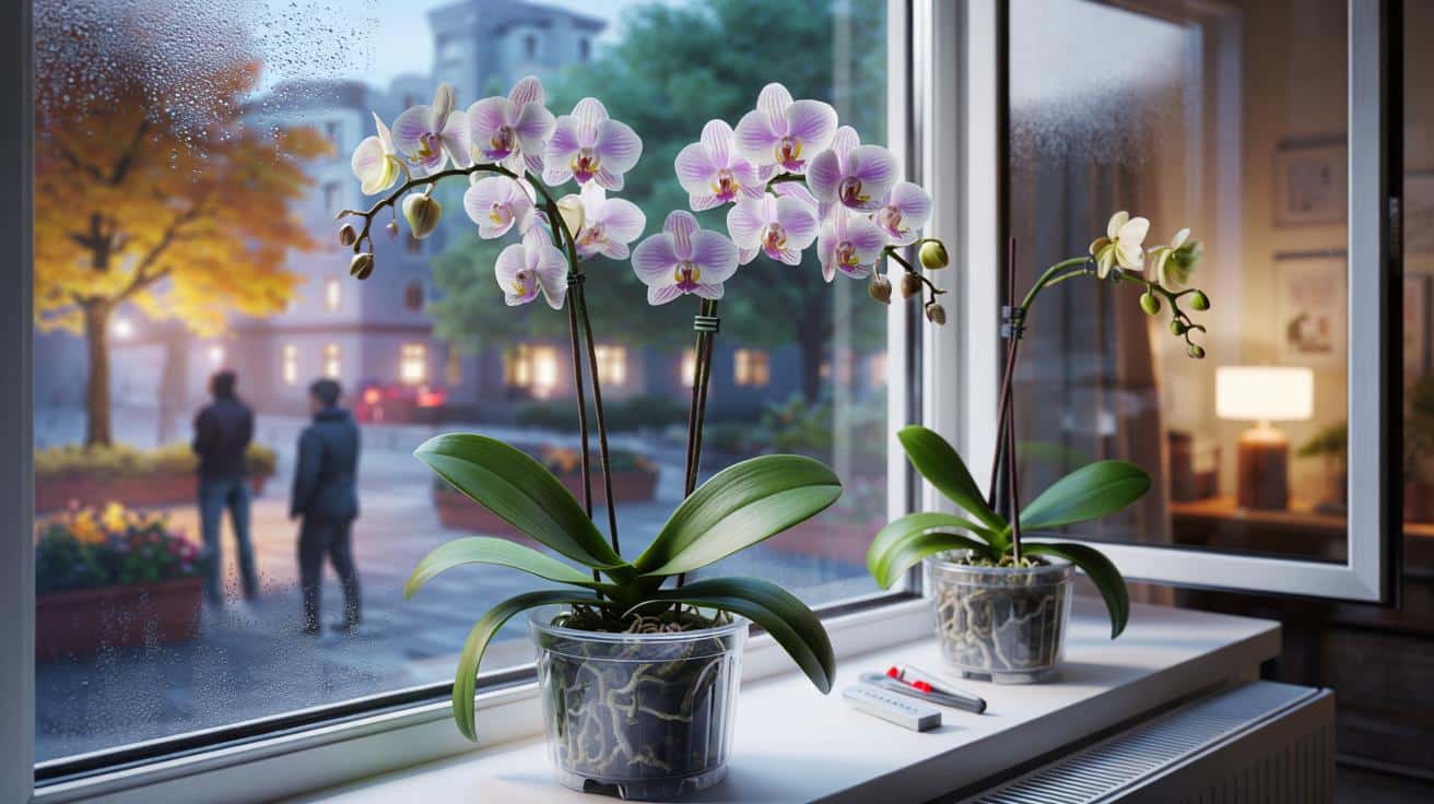 Sposób na to żeby storczyki kupowane w markecie kwitły dwa razy w roku zamiast raz który stosują hodowcy i który polega na symulacji jednej zmiany temperatury nocnej w konkretnym miesiącu jesieni