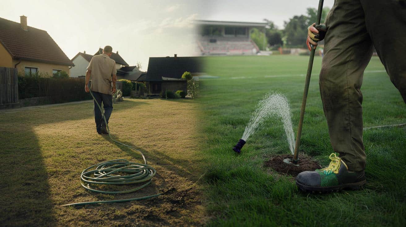 Sposób na to żeby trawa na trawniku była gęsta i zielona przez całe lato bez codziennego podlewania którego używają ogrodnicy na stadionach piłkarskich w całej Polsce