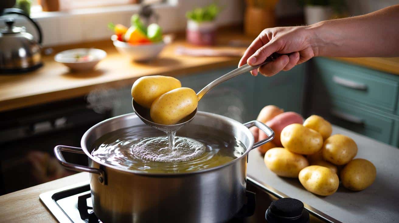 Sposób na to żeby ziemniaki gotowane zachowały składniki odżywcze których normalnie tracisz 60 procent i który zmienia tylko jeden moment podczas gotowania a nie składniki