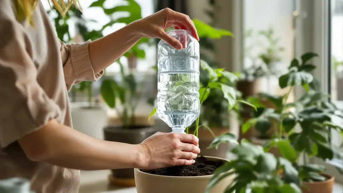 Sposób z butelką może uratować twoje uschnięte rośliny, jeśli unikniesz często ignorowanego błędu