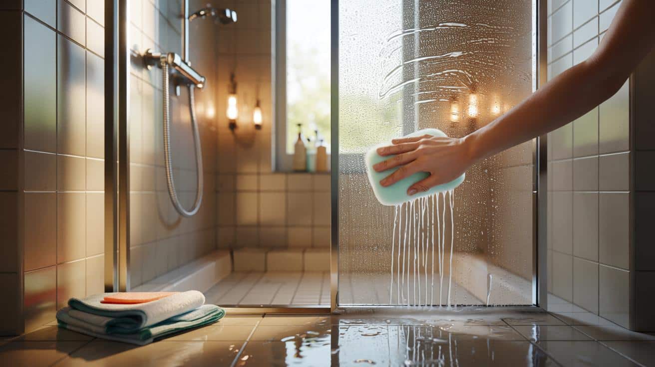 Sprytna sztuczka hoteli: jak domyć kabinę prysznicową na kryształ