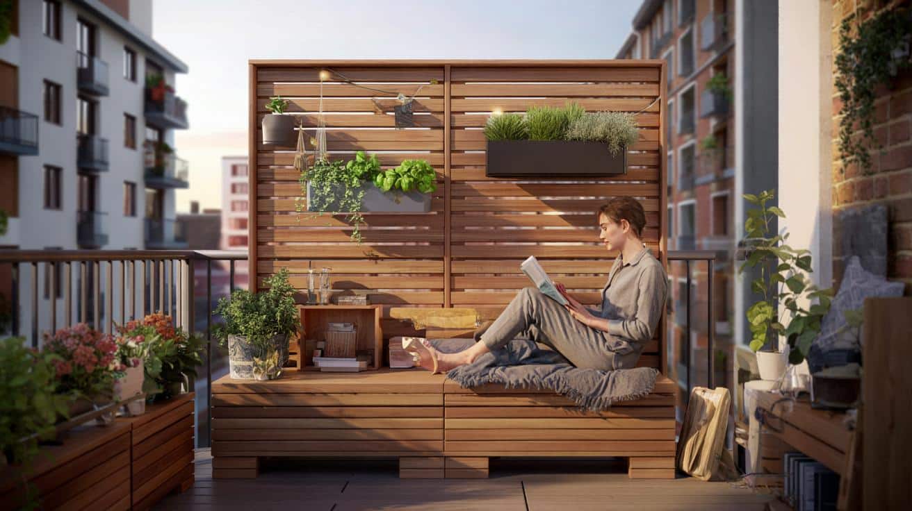 Sprytny trik z IKEA: jeden mebel, a balkon staje się naprawdę prywatny